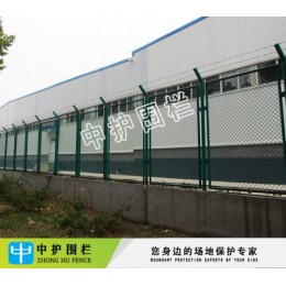 定制绿色边框护栏网肇庆电厂围栏深圳码头防爬隔离栅