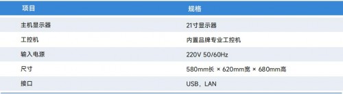 系统技术规格